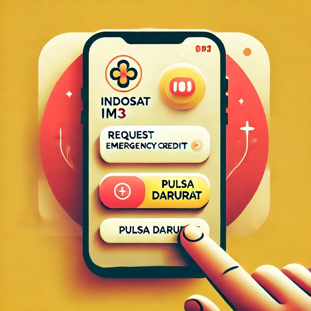 konsep pulsa darurat Indosat IM3