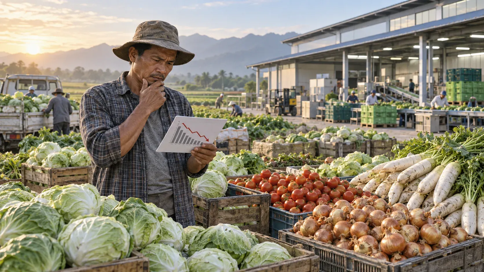 Panen raya melimpah saat harga hasil pertanian anjlok