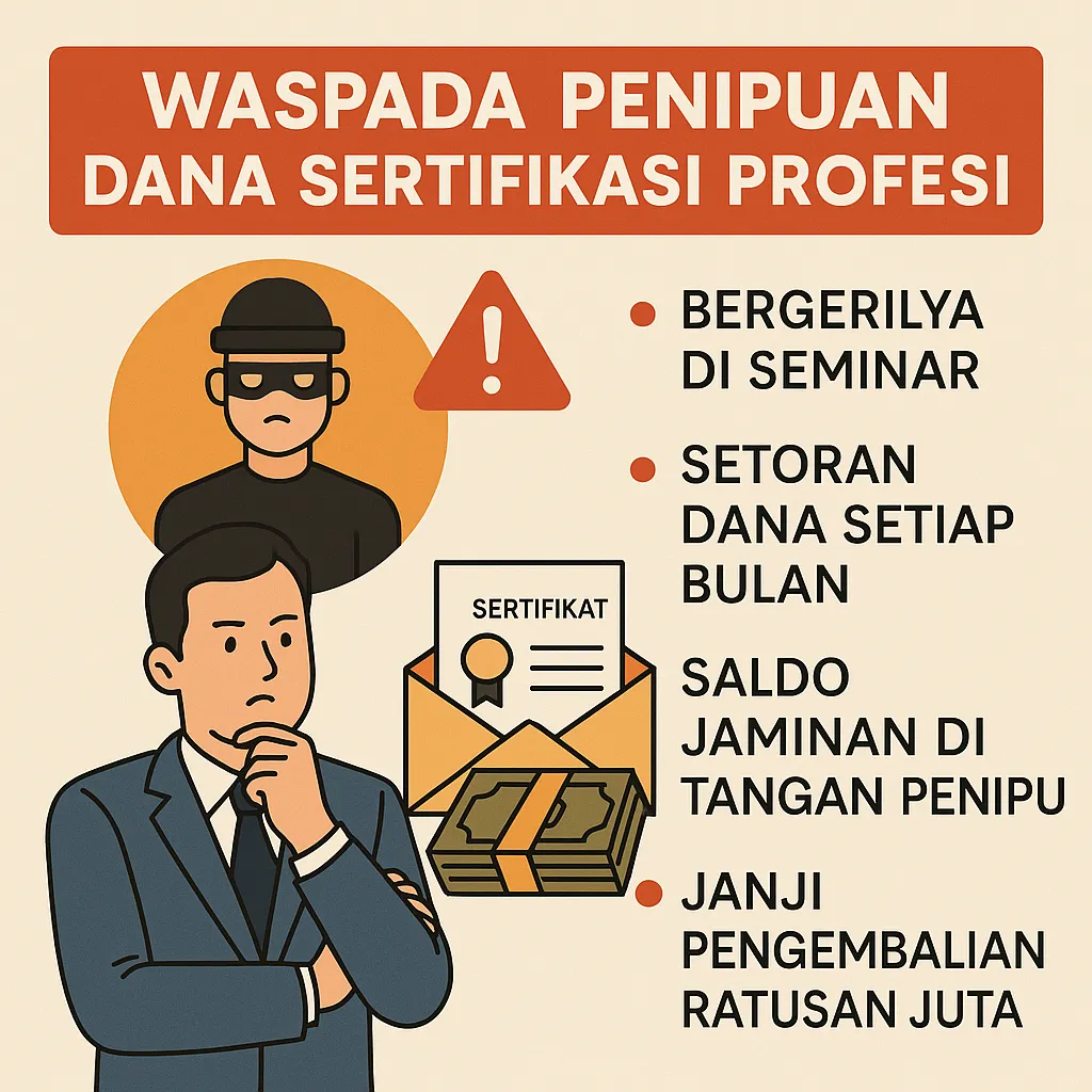 penipuan modus sertifikasi profesi