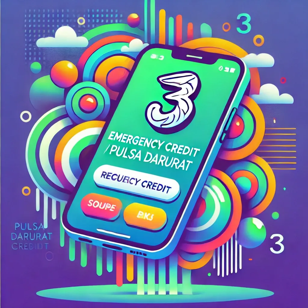 pulsa darurat untuk jaringan seluler Tri